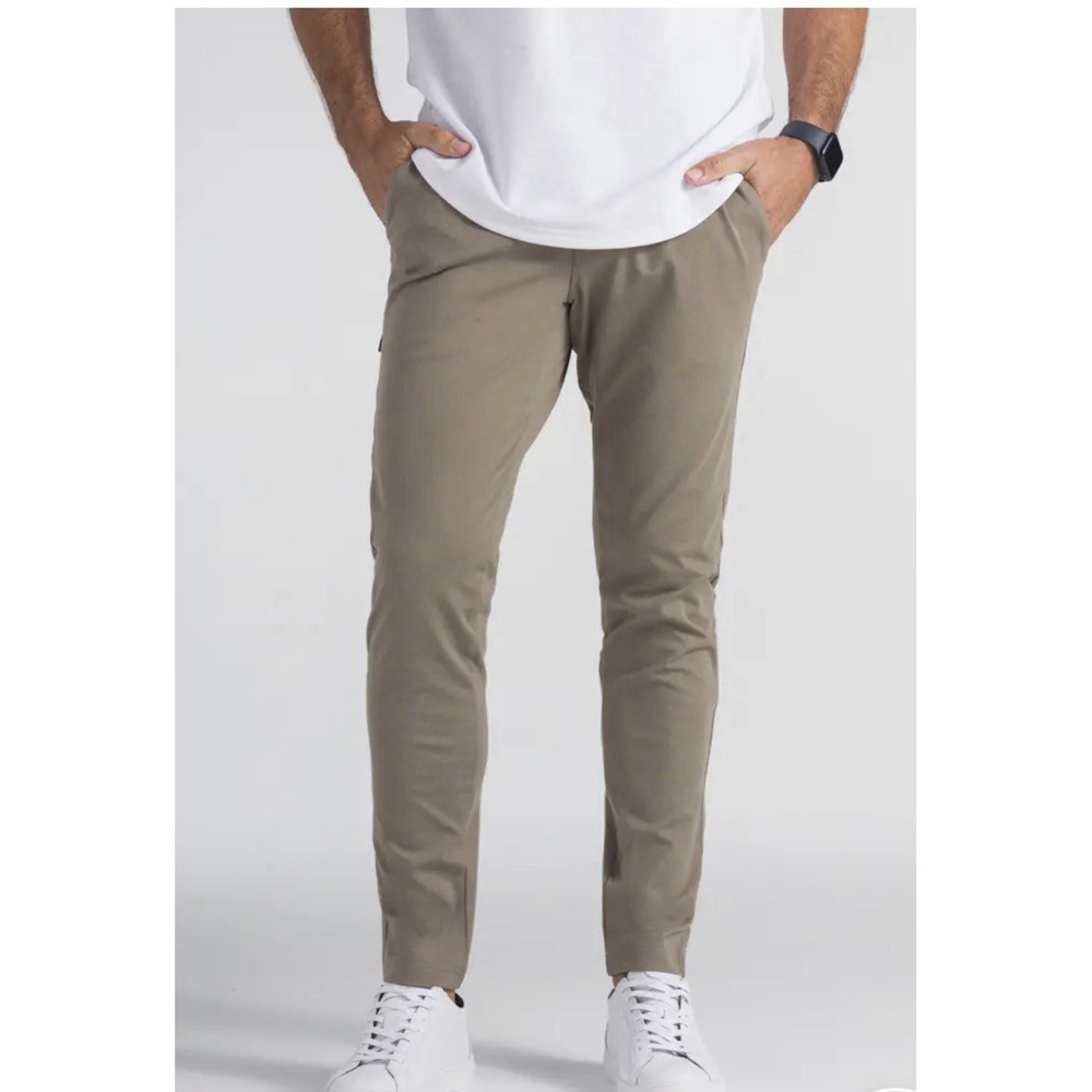 BYLT Basics Everyday Pant 2.0 Slim Fit Men's Pants Dark Taupe Fawn 30x28